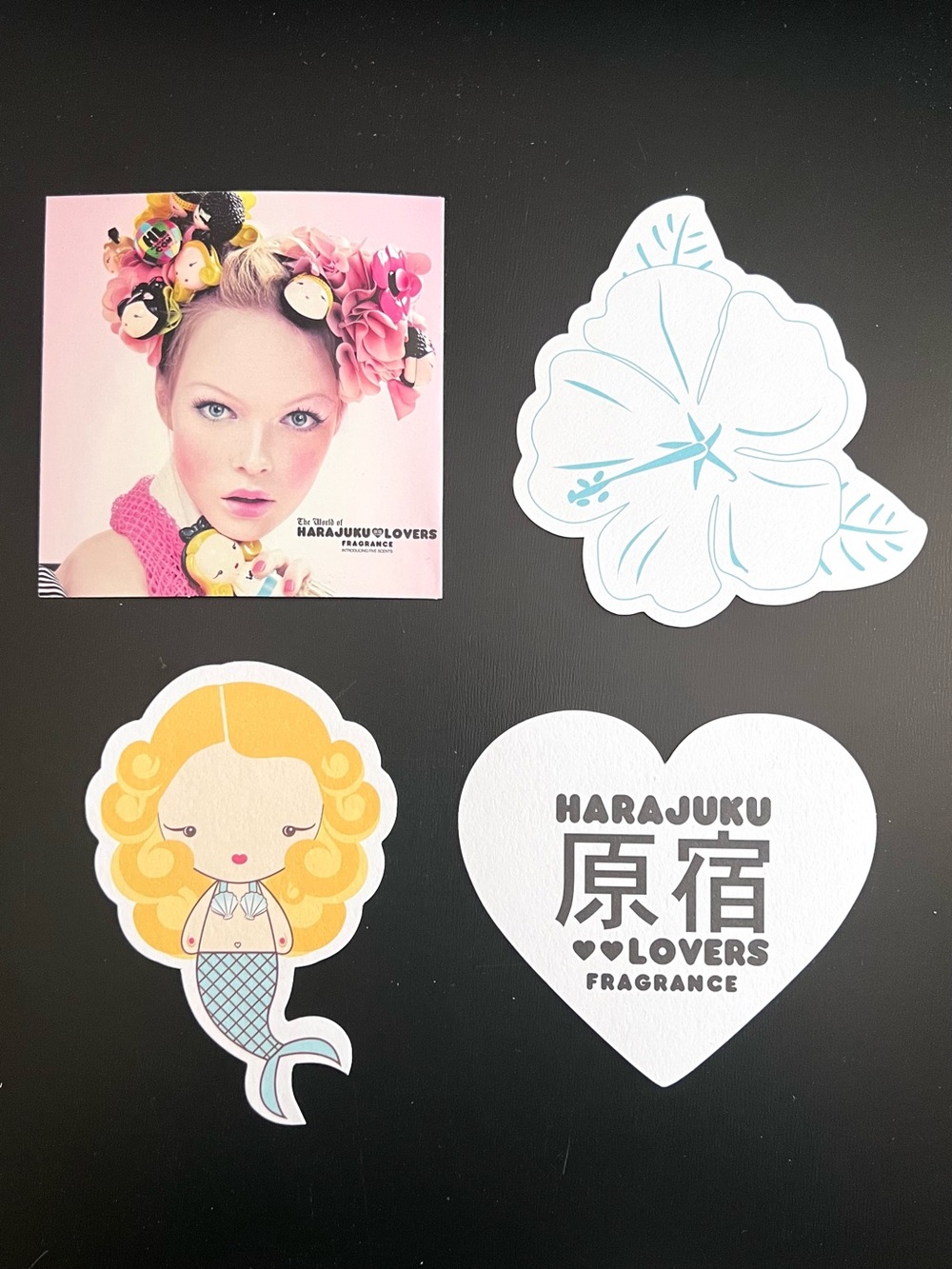 RARE! Harajuku Lovers Perfume Promo and Paper Testers Gwen Stefani